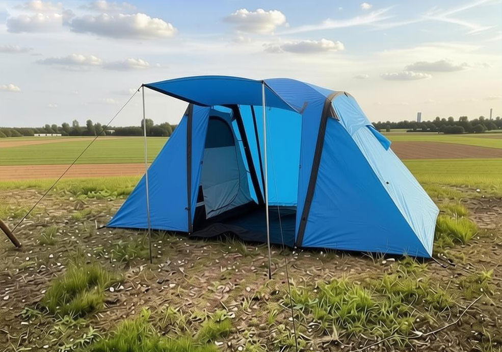 Tenda Tiup Pop-Up Tahan Air untuk 4 orang