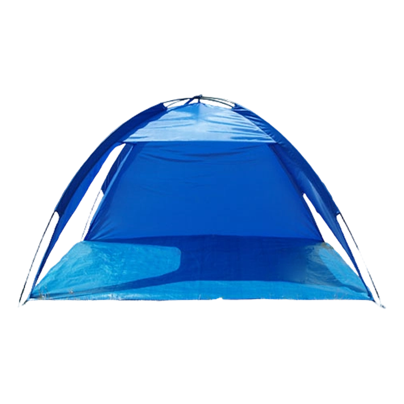 Tenda pantai dengan tiang fiberglass