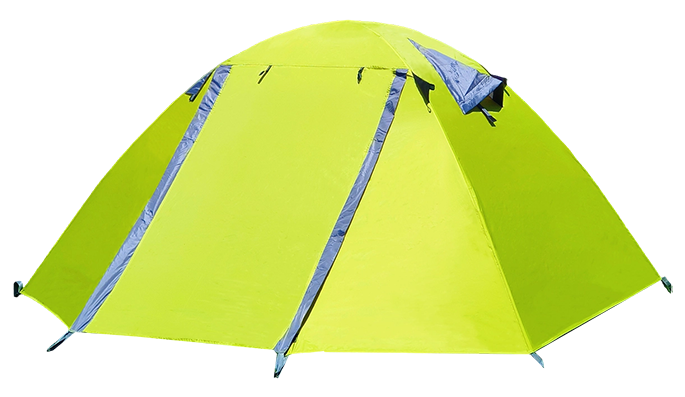 Tenda hiking ringan tahan air untuk 2-4 orang