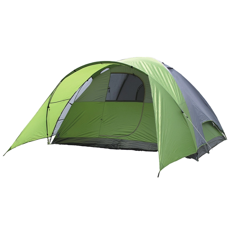 Tenda Kemah Keluarga 5-6 Orang dengan Tiang Fiberglass