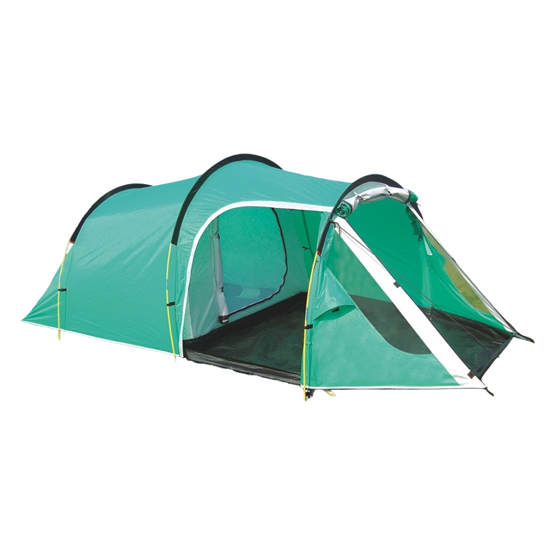 Tenda Terowongan 2-3 Orang untuk Berkemah dengan Satu Ruangan dan Satu Ruang Tamu