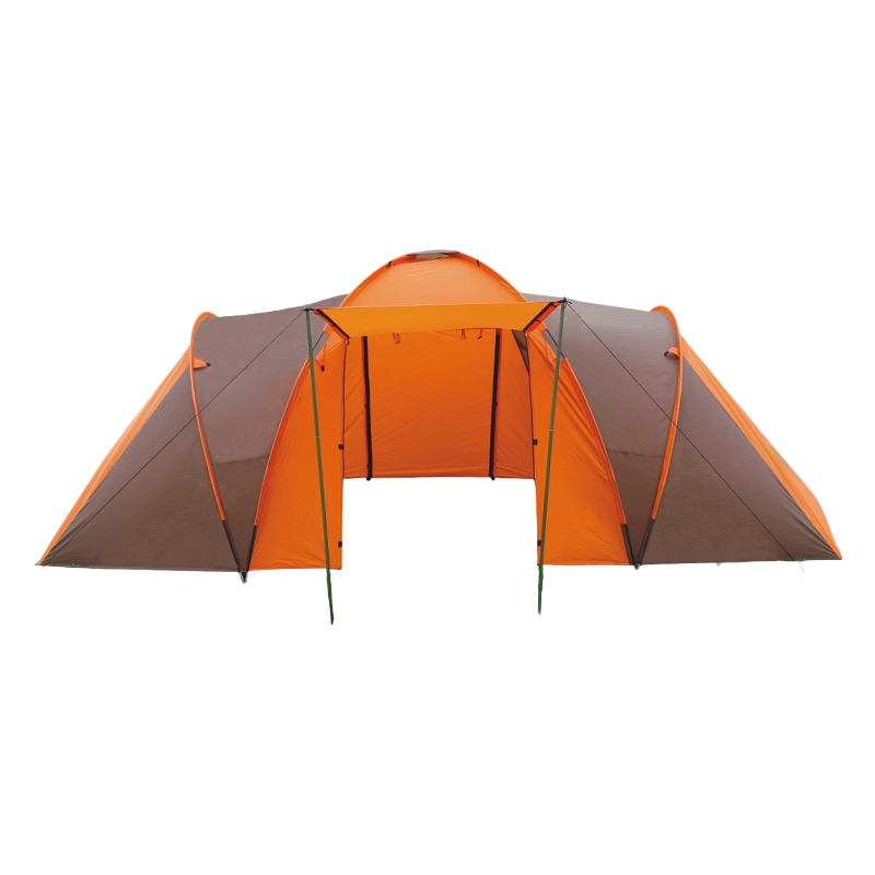 Tenda kemah untuk 4 orang dengan dua kamar dan satu ruang tamu