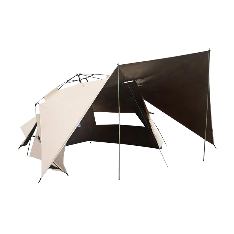 Tenda Pantai dengan Kanopi
